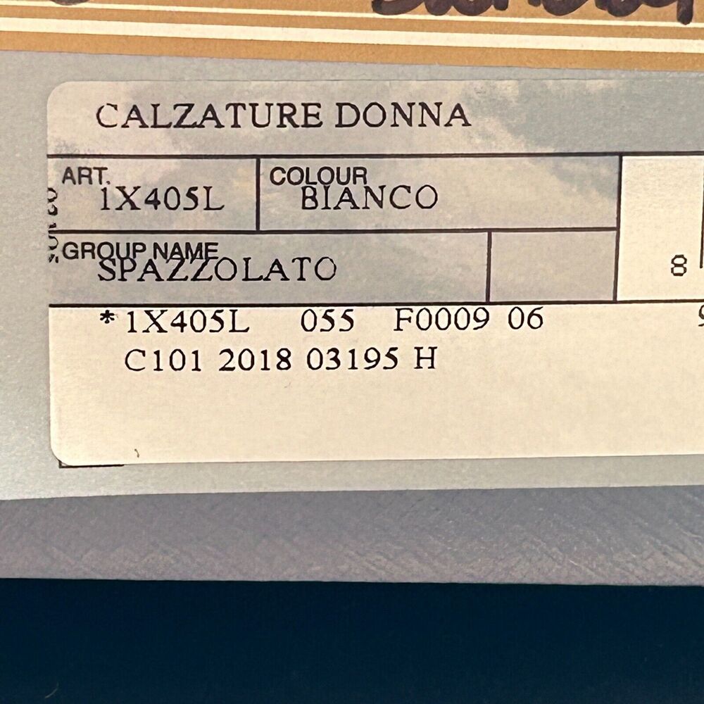 Prada Milano Calzature Donna Spazzolato Sandal Bianco Women IT 36.5/US 6.5 - Picture 11 of 12